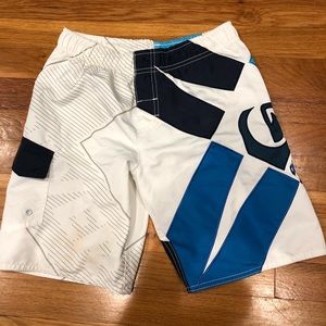 Quicksilver swim shorts size 8-10 inner lining